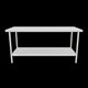 Empura Stainless EWT3072 Work Table 72"W X 30"D X 35"H Economy Duty