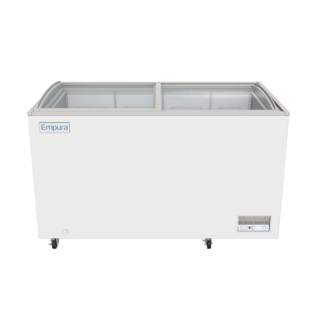 Empura Refrigeration E-CFCG-12 Oblique Curved Lid Chest Freezer 3D View