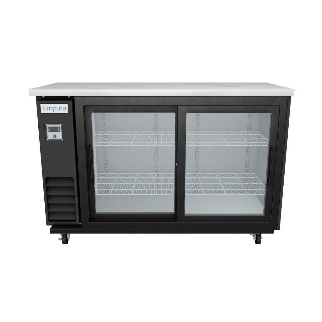 Empura Refrigeration E-KBB60-2G-24SD Back Bar Cooler 3D View