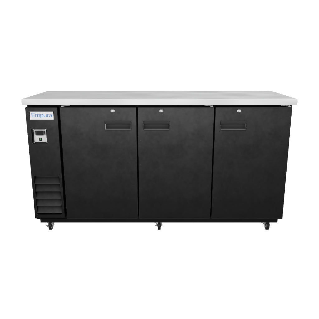 Empura Refrigeration E-KBB70-3-24 Back Bar Cooler 3D View