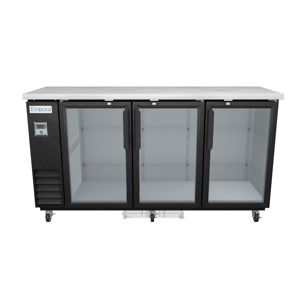 Empura Refrigeration E-KBB72-3G-24 Back Bar Cooler 3D View