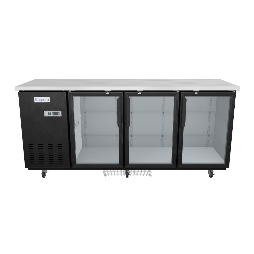 Empura Refrigeration E-KBB903BG Back Bar Cooler 3D View