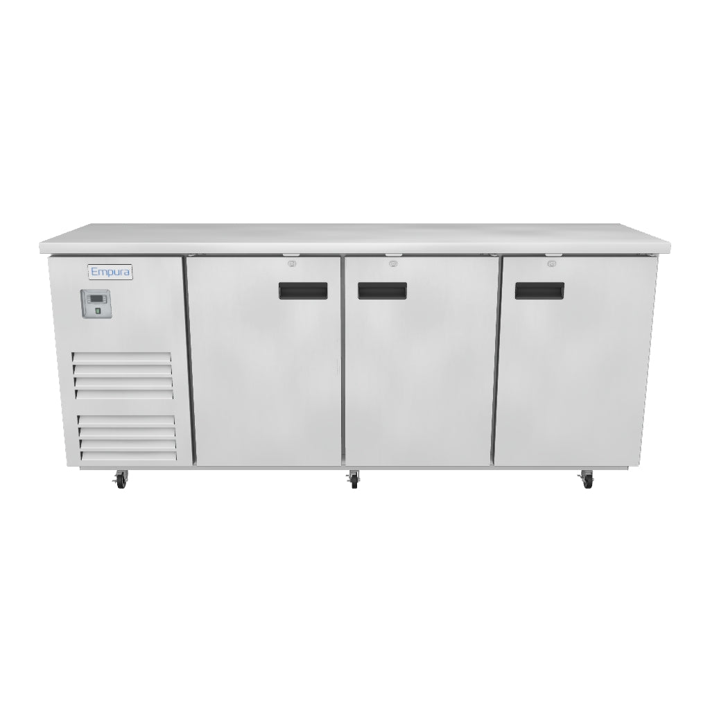 Empura Refrigeration E-KBB90-3-27-S Back Bar Cooler 3D View