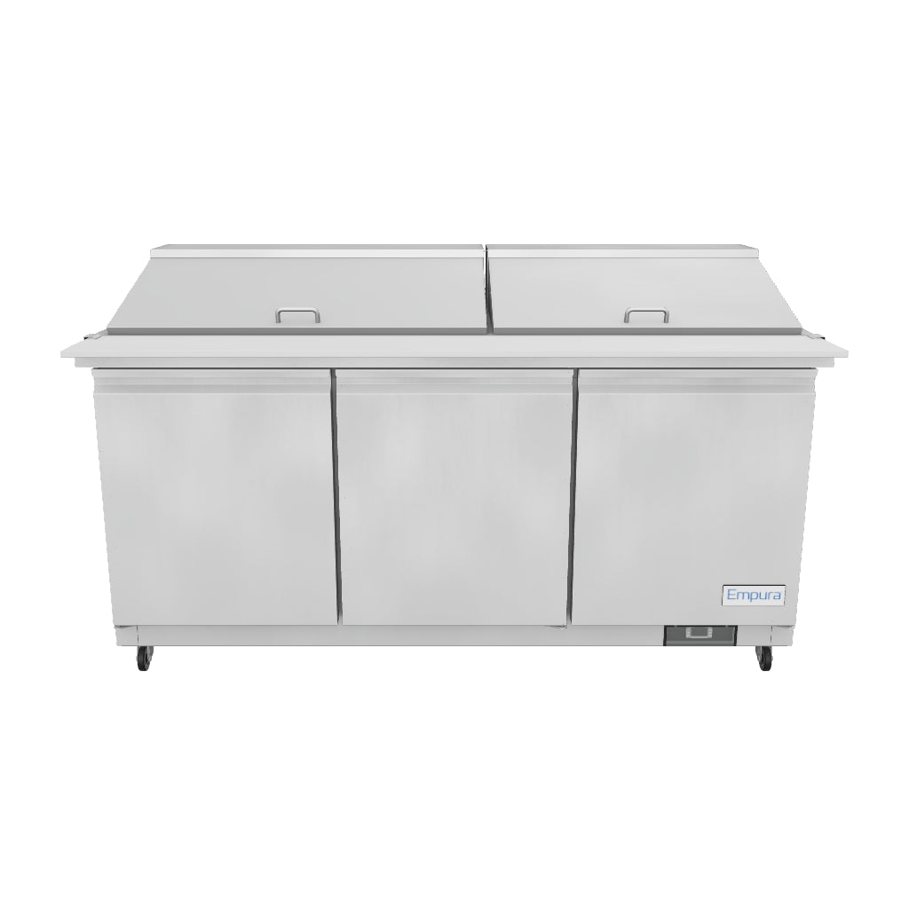 E-KSP72M Mega Top Sandwich Salad Unit Refrigerated Counter 3D View