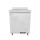 Empura Refrigeration E-KUC27W Undercounter Reach-In Refrigerator Work Top 1 Swing Solid Door