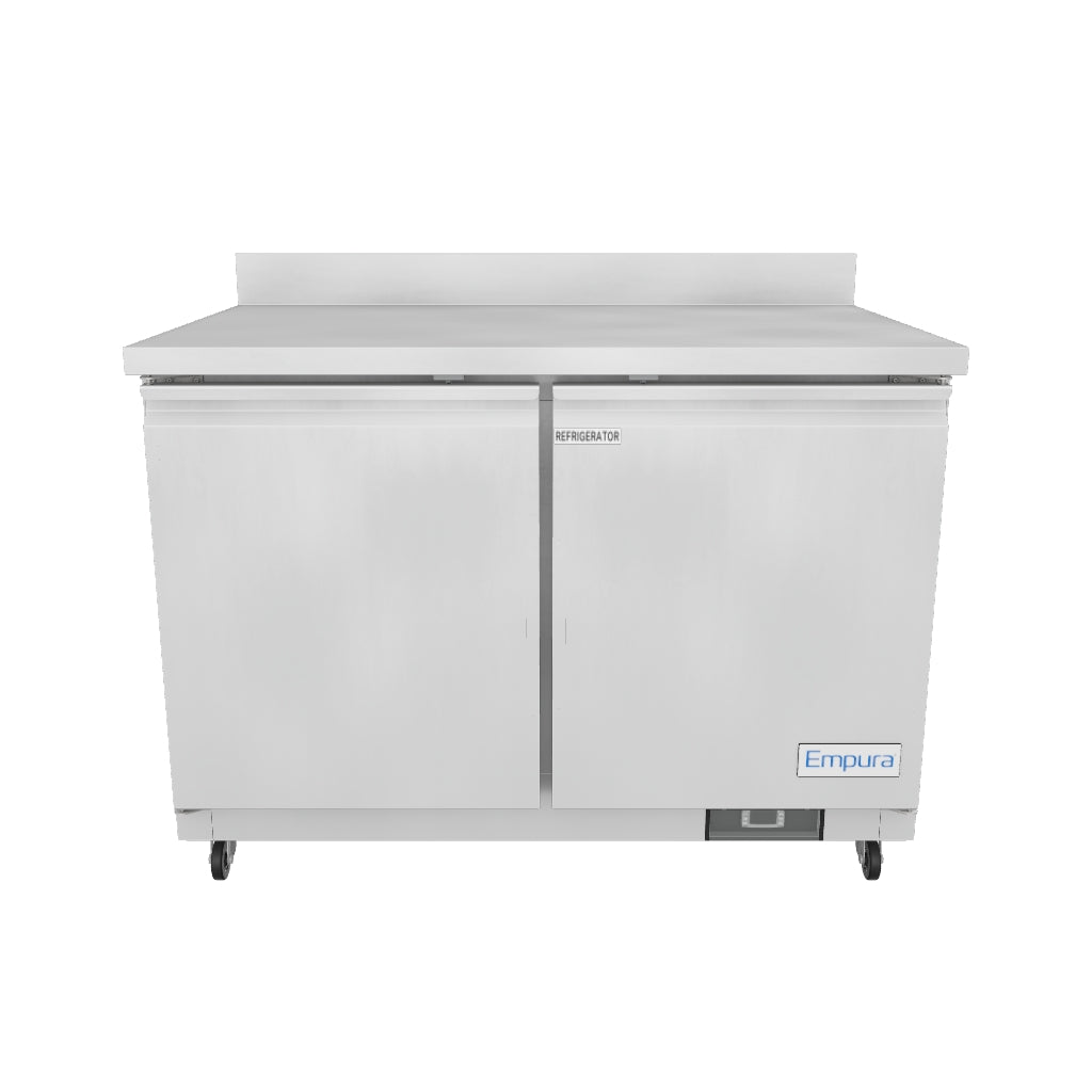 Empura Refrigeration E-KUC48W Undercounter Reach-In Refrigerator Work Top