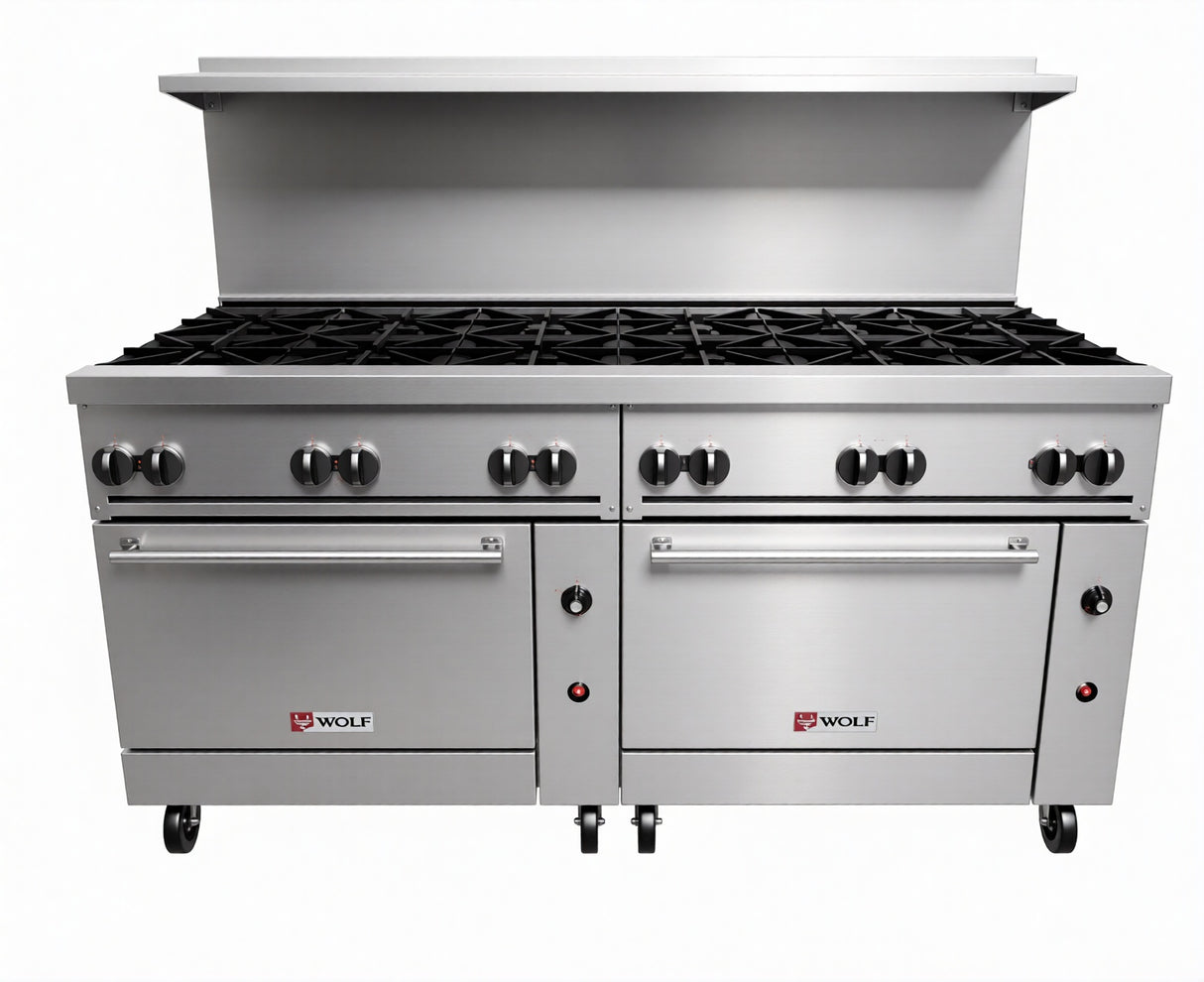 Wolf C72RC-12B_NAT Challenger XL™ Restaurant Range Gas 72"