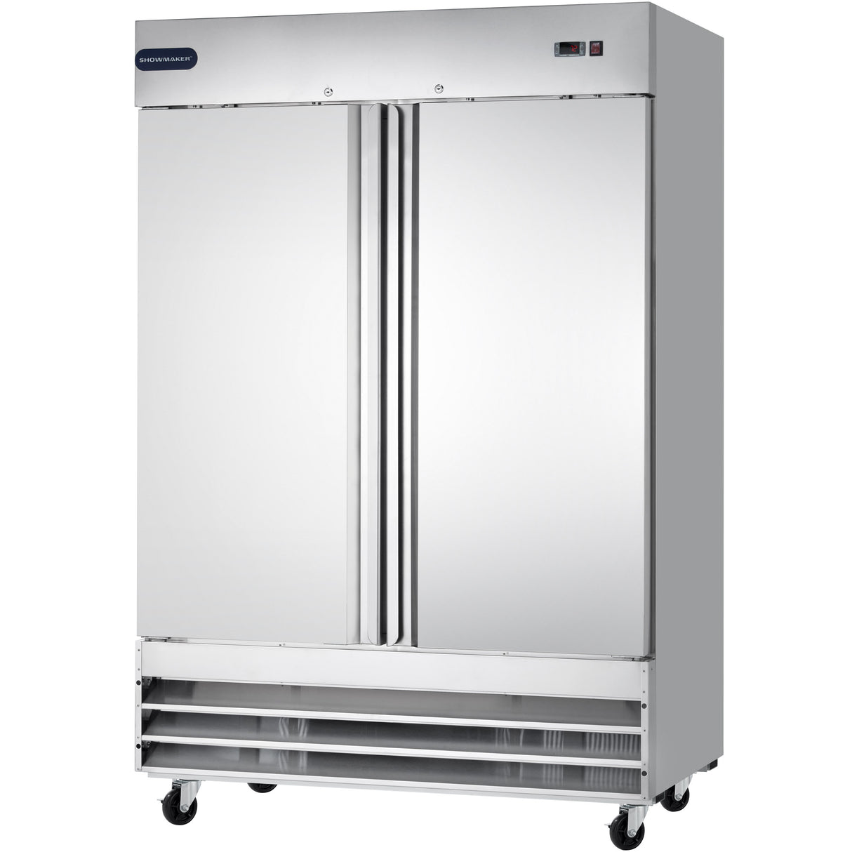 Showmaker S-2DF Reach-In Freezer 2 Swing Solid Door 54"W X 32.2"D X 82.5"H