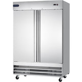 Showmaker S-2DF Reach-In Freezer 2 Swing Solid Door 54"W X 32.2"D X 82.5"H