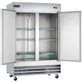 Showmaker S-2DR Reach-In Refrigerator 2 Swing Solid Door 54"W X 32.2"D X 82.5"H