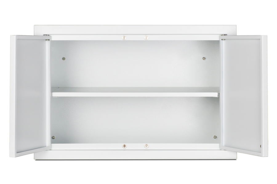 Summit CAB1812WHITE Wall Cabinet 18"W X 12"D X 12"H (2) Hinged Doors