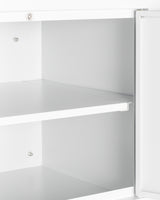 Summit CAB1812WHITE Wall Cabinet 18"W X 12"D X 12"H (2) Hinged Doors