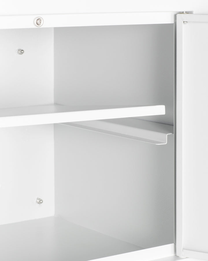 Summit CAB1812WHITE Wall Cabinet 18"W X 12"D X 12"H (2) Hinged Doors