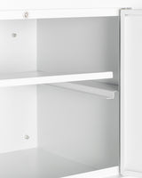 Summit CAB1812WHITE Wall Cabinet 18"W X 12"D X 12"H (2) Hinged Doors