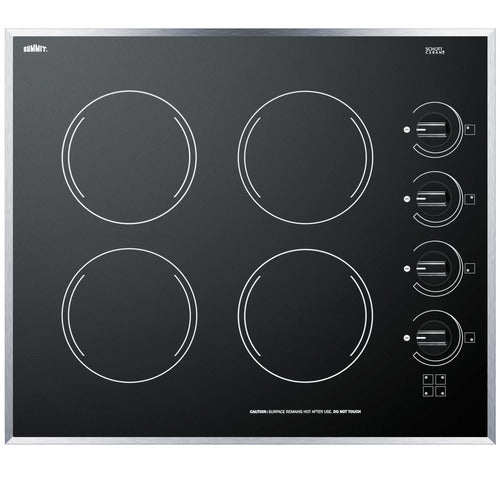 Summit CR424BL Radiant Cooktop Electric 24" W