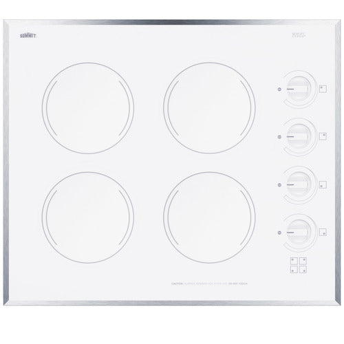 Summit CR424WH Radiant Cooktop Electric 24" W