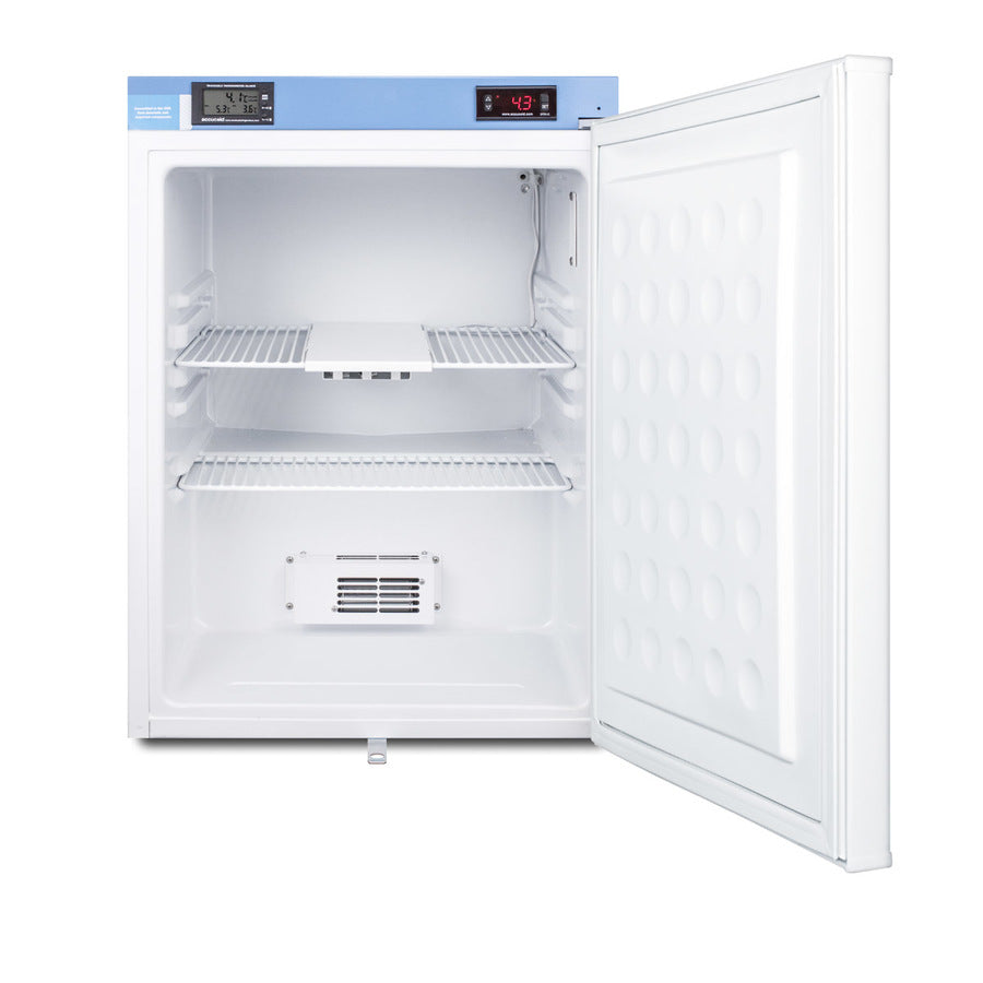Summit FF28LWHMED2 Pharmaceutical Compact Refrigerator 18.5"W X 17.75"D X 26.63"H