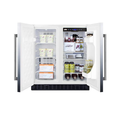 Summit FFRF3075WCSS Built-in Undercounter Refrigerator-Freezer Single Compressor