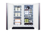 Summit FFRF3075WIF Built-in Undercounter Refrigerator-Freezer Single Compressor