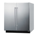 Summit FFRF3075WSS Built-in Undercounter Refrigerator-Freezer Single Compressor