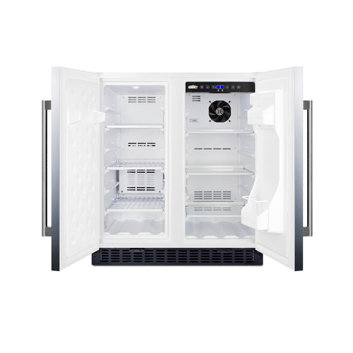 Summit FFRF3075WSS Built-in Undercounter Refrigerator-Freezer Single Compressor