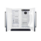 Summit FFRF3075WSS Built-in Undercounter Refrigerator-Freezer Single Compressor