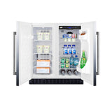 Summit FFRF3075WSS Built-in Undercounter Refrigerator-Freezer Single Compressor