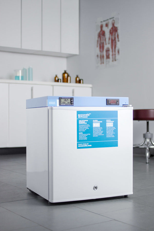 Summit FS24LMED2 Accucold Medical/Scientific Compact All-Freezer 18-1/2"W 1.4 Cu. Ft. Capacity
