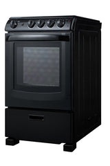 Summit REX2431BRT Electric Range 24"W 2.9 Cu.ft. Oven Capacity