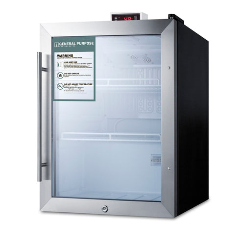 Summit SCR314LDTGP Accucold Compact All-Refrigerator 2.1 Cu. Ft. Capacity Internal Fan