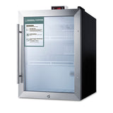 Summit SCR314LDTGP Accucold Compact All-Refrigerator 2.1 Cu. Ft. Capacity Internal Fan