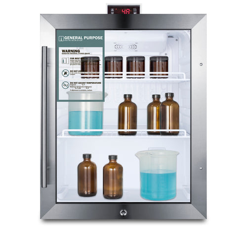 Summit SCR314LDTGP Accucold Compact All-Refrigerator 2.1 Cu. Ft. Capacity Internal Fan