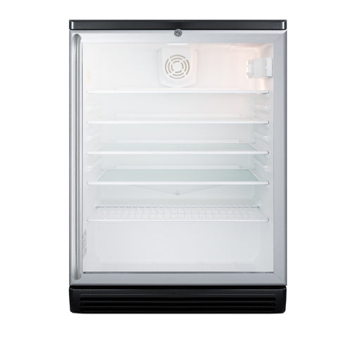 Summit SCR600BGLBISH Refrigerated Merchandiser Reach-in One-section
