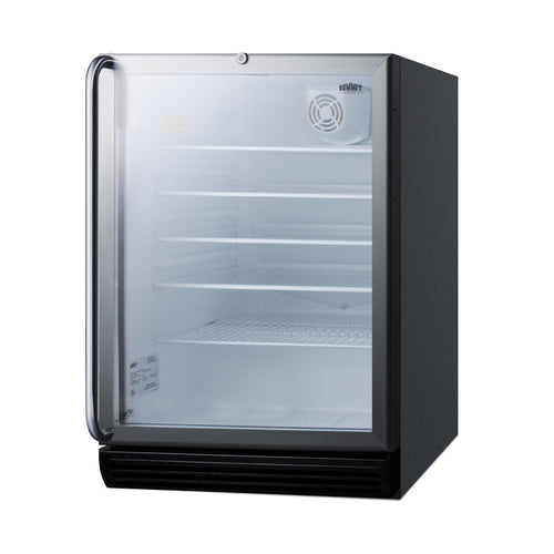 Summit SCR600BGLBISHADA Refrigerated Merchandiser Reach-in One-section