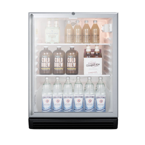 Summit SCR600BGLBISHADA Refrigerated Merchandiser Reach-in One-section
