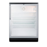 Summit SCR600BGLBITB Refrigerated Merchandiser Reach-in One-section