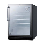 Summit SCR600BGLBITBADA Refrigerated Merchandiser Reach-in One-section