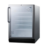 Summit SCR600BGLCSSADA Refrigerated Merchandiser Reach-in One-section