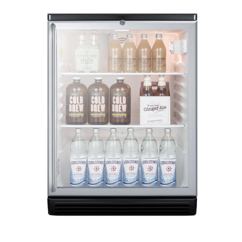 Summit SCR600BGLSHADA Refrigerated Merchandiser Reach-in One-section