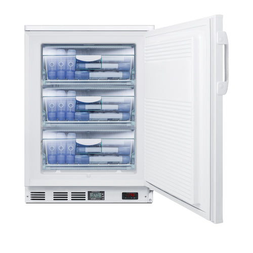 Summit VT65 Laboratory Undercounter Freezer 23.63"W X 23.5"D X 33.5"H 3.5 Cu. Ft. Capacity