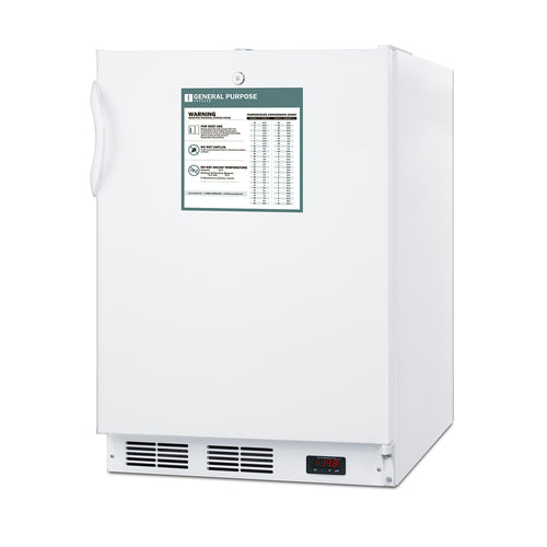 Summit VT65MLBIADAGP Accucold Undercounter All-Freezer Built-in Or Freestanding