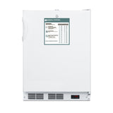 Summit VT65MLBIADAGP Accucold Undercounter All-Freezer Built-in Or Freestanding