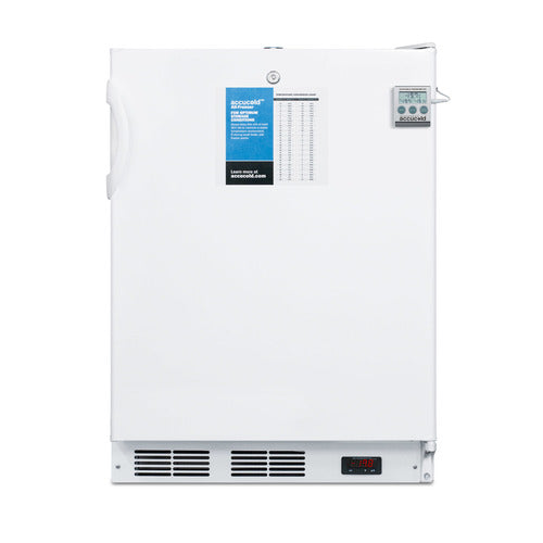 Summit VT65MLBIPLUS2ADA Accucold Undercounter Freezer ADA Compliant Height One-section