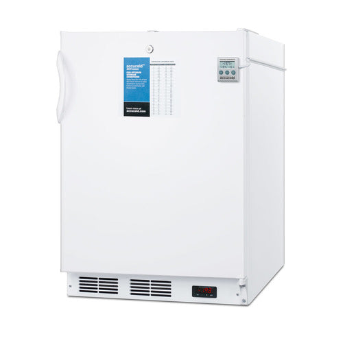 Summit VT65MLPLUS2ADA Accucold Undercounter Freezer ADA Compliant Height One-section