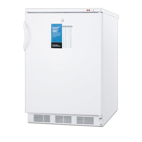 Summit VT65MLPRO Accucold Undercounter Freezer One-section 23.63"W X 23.5"D X 33.5"H