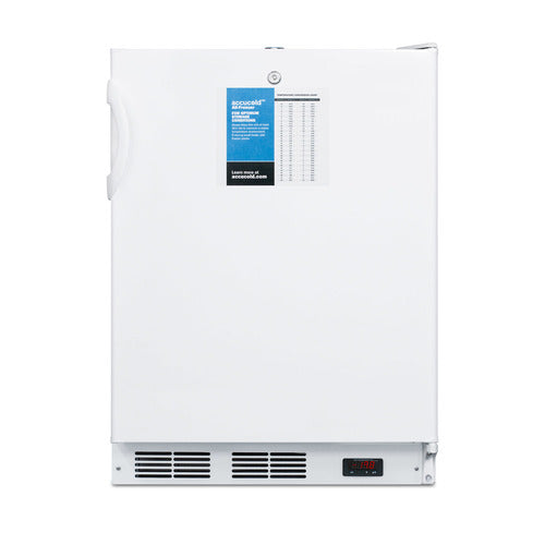 Summit VT65MLPROADA Accucold Undercounter Freezer ADA Compliant Height One-section