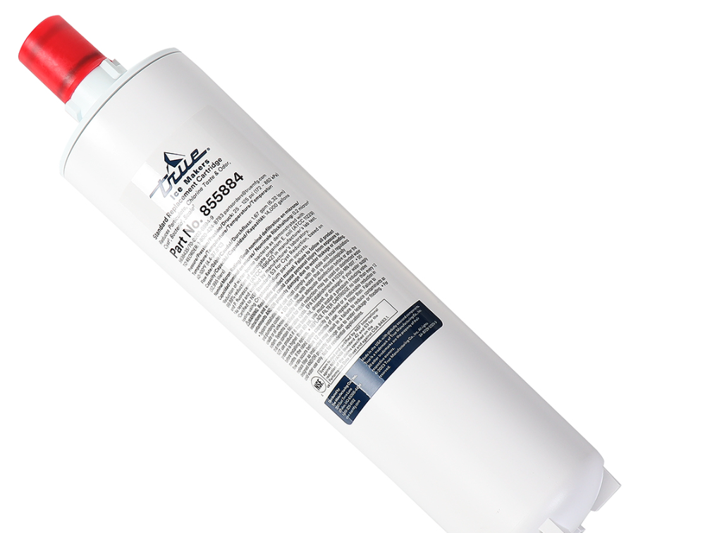 True Refrigeration 855884 Replacement Standard Water Filter 14000 Gal Capacity 0 Tp 750 Ibs./ice Per Day (855884)